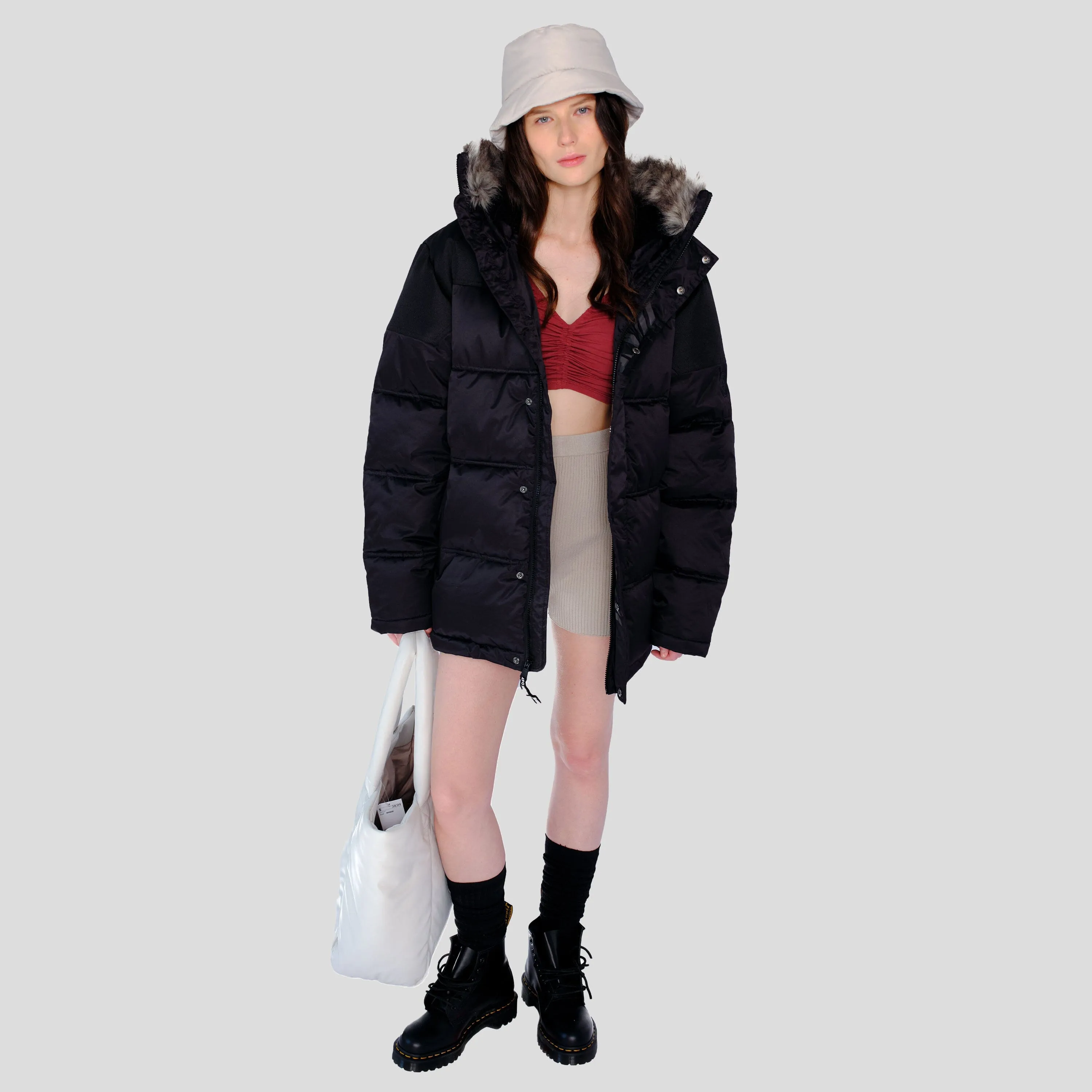 Members Only Women's Heavy Snorkel Oversized Jacket sold by Ruumur product image thumbnail 3