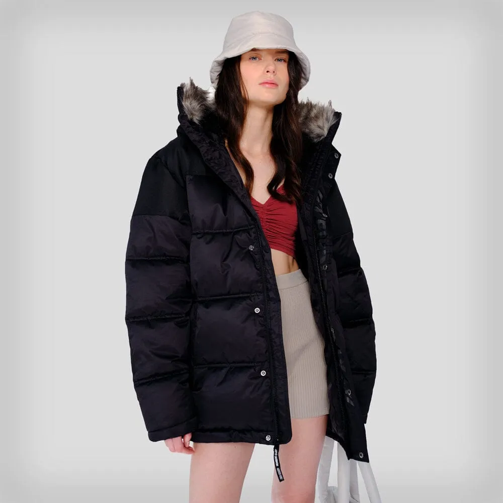 Members Only Women's Heavy Snorkel Oversized Jacket sold by Ruumur