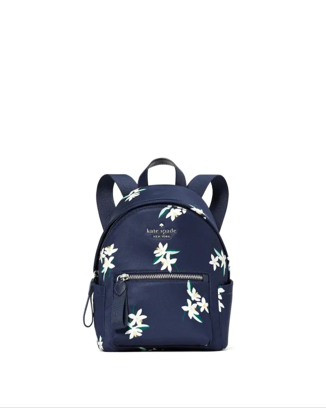 Kate Spade Chelsea Orange Blossom Toss Printed Mini Backpack sold by Ruumur