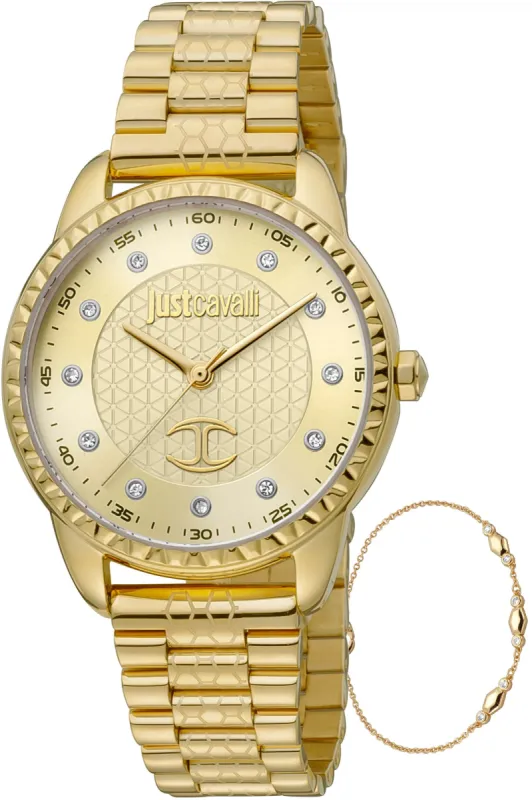 Just Cavalli Women's JC1L176M0055 SET 34mm Quartz Watch sold by Ruumur