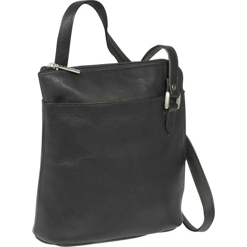 Le Donne Leather L-Zip Crossbody Shoulder Bag sold by Ruumur