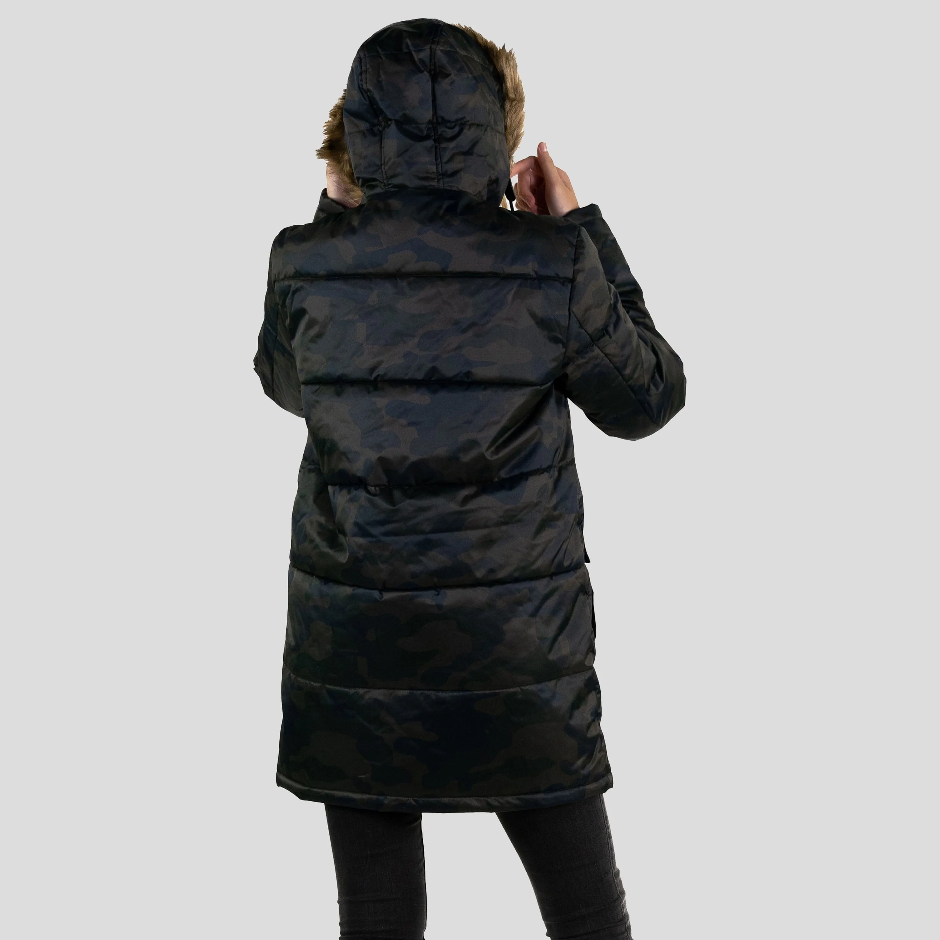 Members Only Women's Snorkel Puffer Oversized Jacket sold by Ruumur product image thumbnail 4