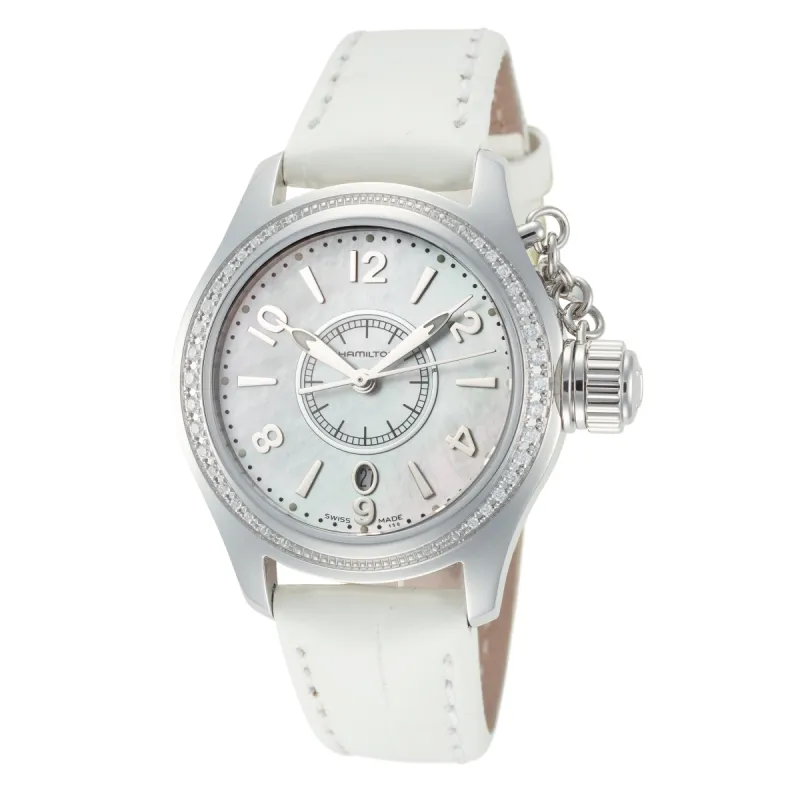 Hamilton Women's Khaki Navy 32mm Quartz Watch H77211615 made by Ruumur