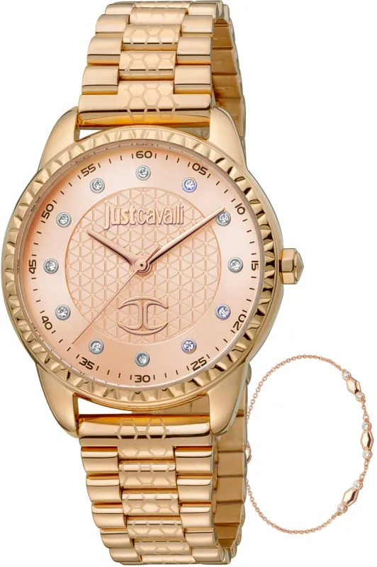 Just Cavalli Women's JC1L176M0075 SET 34mm Quartz Watch made by Ruumur