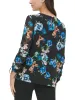 Calvin Klein Women's Ruched Printed Blouse Black Size XS sold by Ruumur
