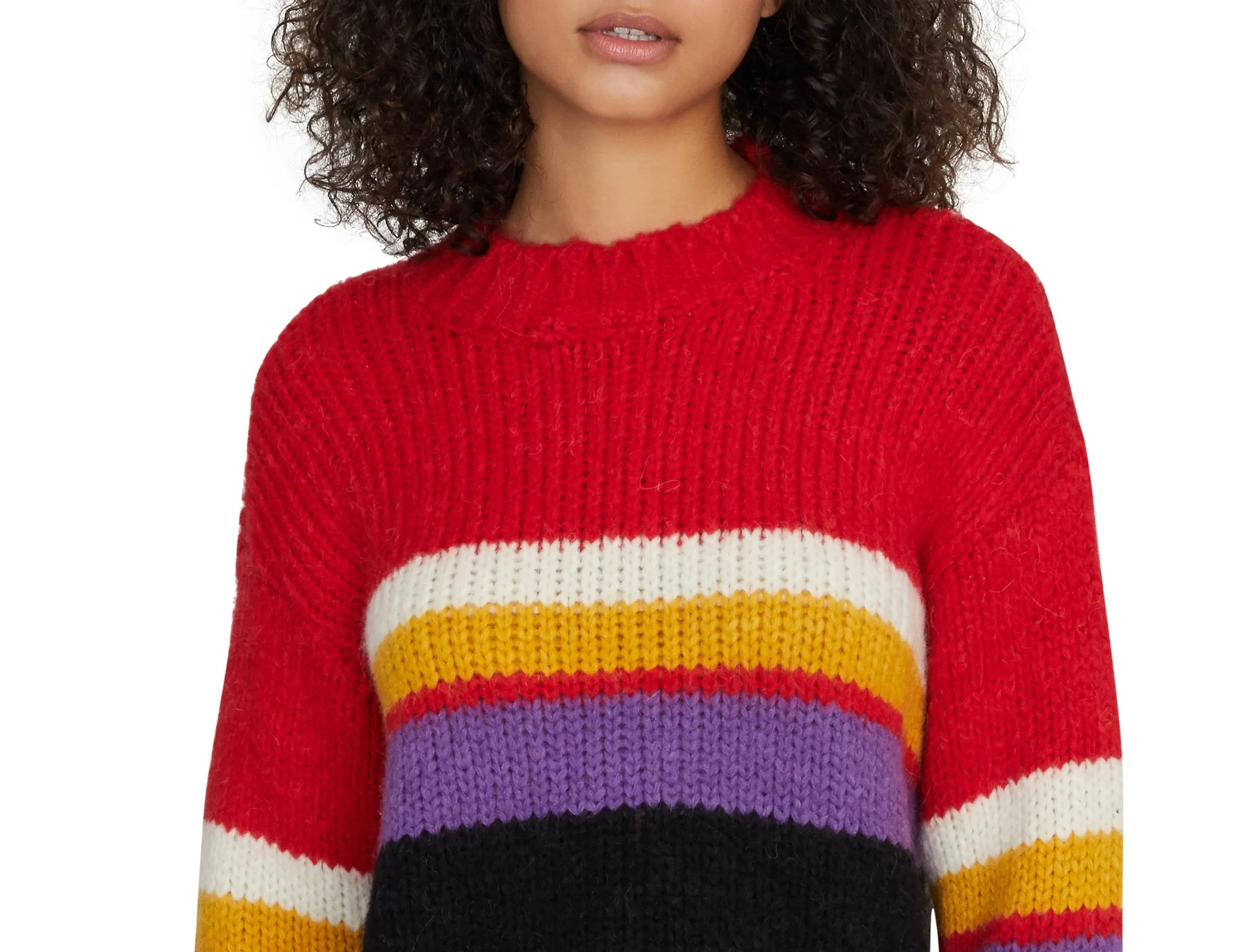 Sanctuary Women's Party Stripe Pullover Sweater Black Size X-Large sold by Ruumur product image thumbnail 2