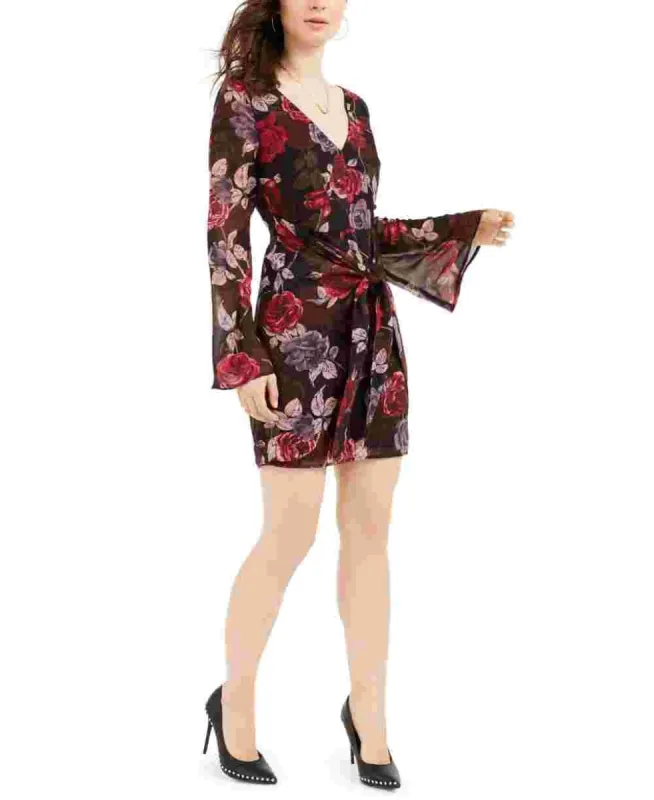 Guess Women's Maiya Floral Print Dress Grey Size Small sold by Ruumur