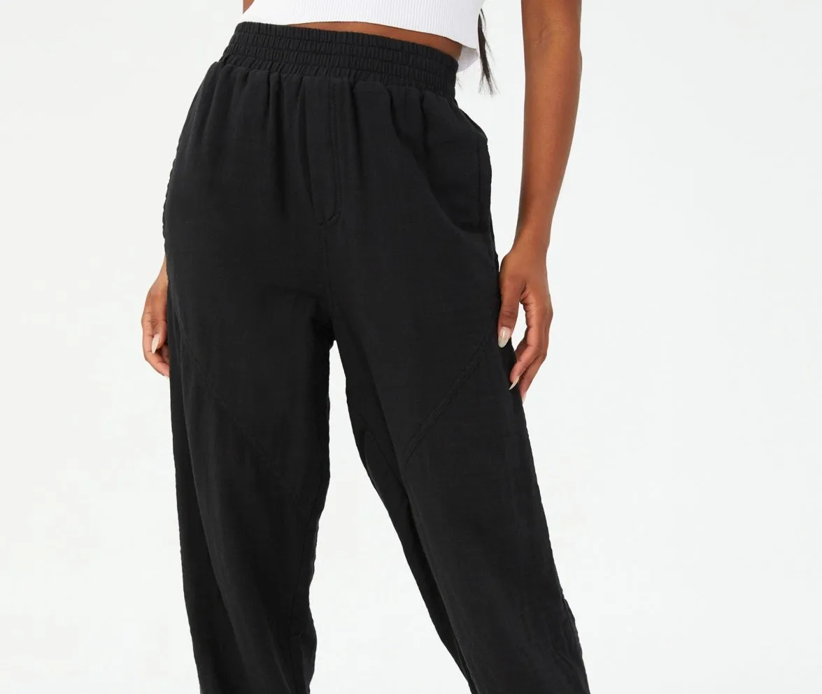 COTTON ON Women's Woven Dance Pants Black Size Large sold by Ruumur product image thumbnail 2