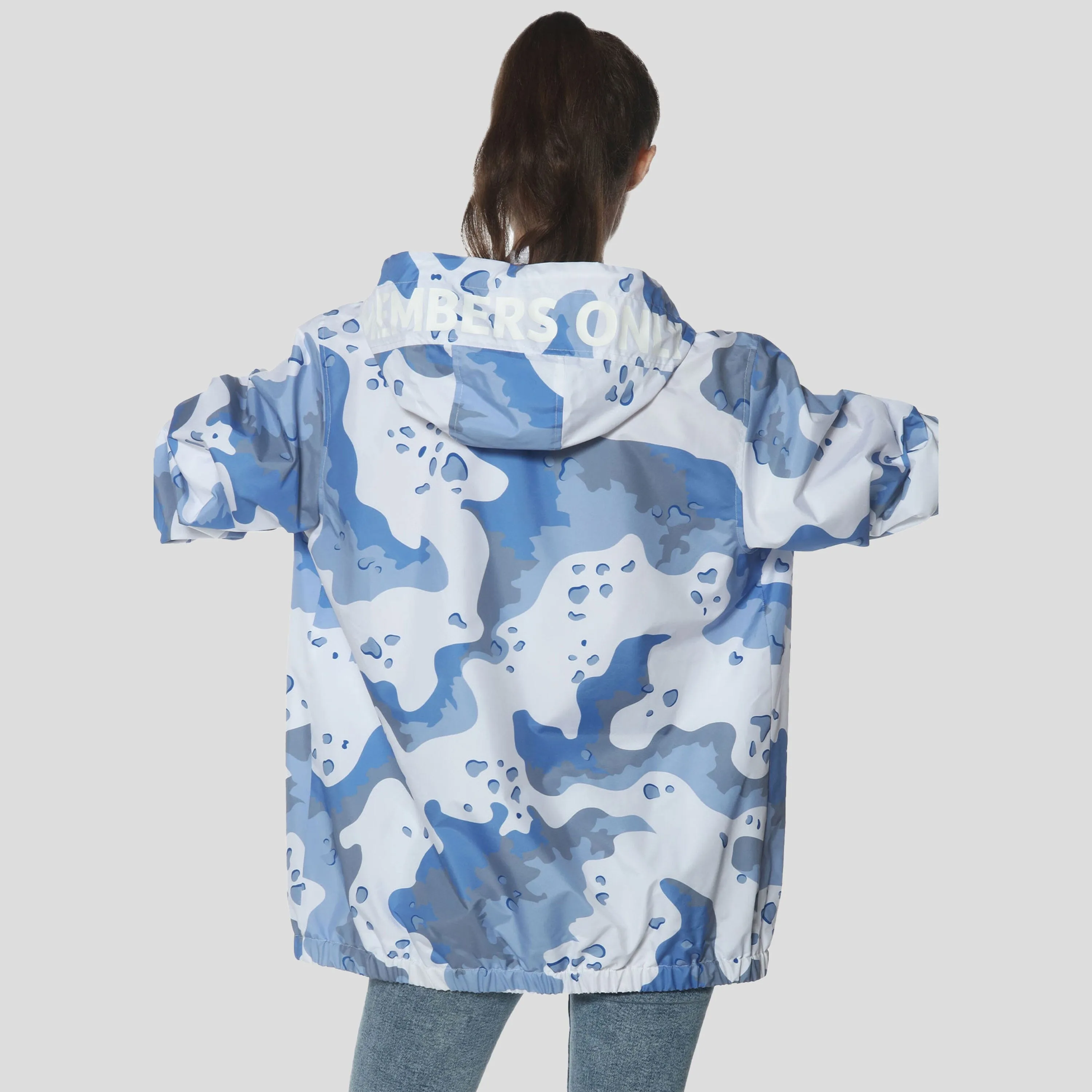 Members Only Women's Windbreaker Oversized Jacket sold by Ruumur product image thumbnail 5