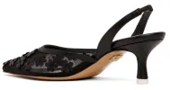 Lulu Black Mesh Sandal sold by Ruumur