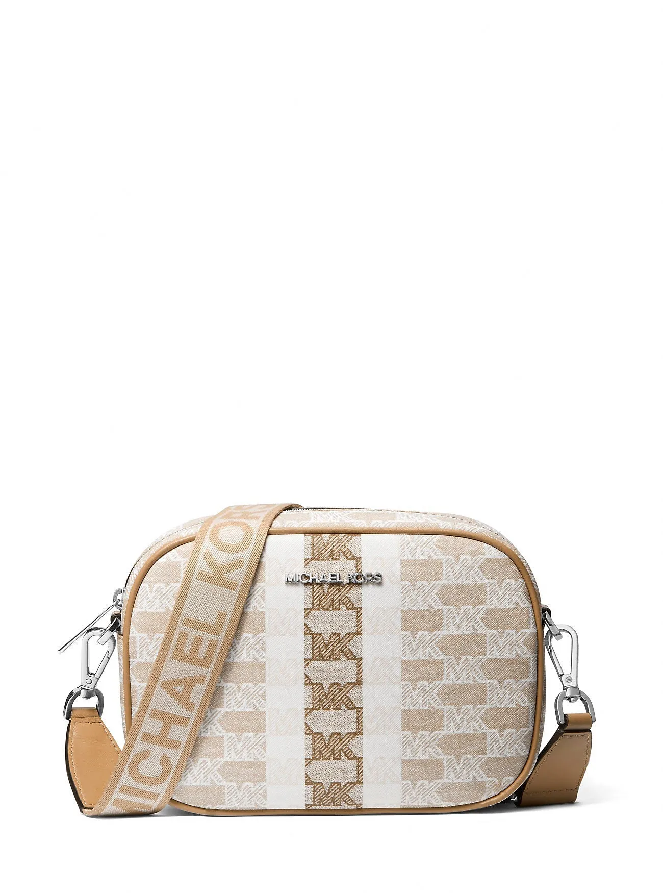 Michael Kors Jet Set Travel Medium Logo Stripe Crossbody Bag sold by Ruumur product image thumbnail 4