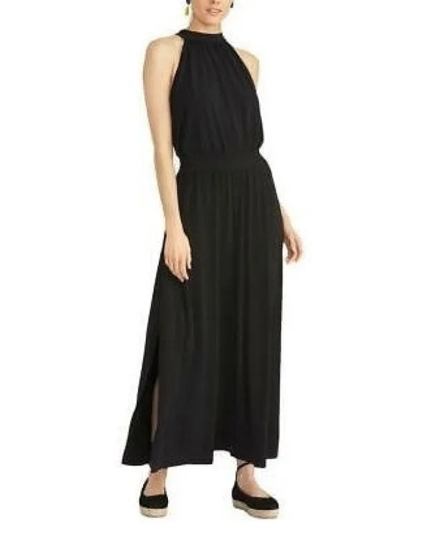 Rachel Roy Women's Avena Halter Maxi Dress Black Size Large sold by Ruumur