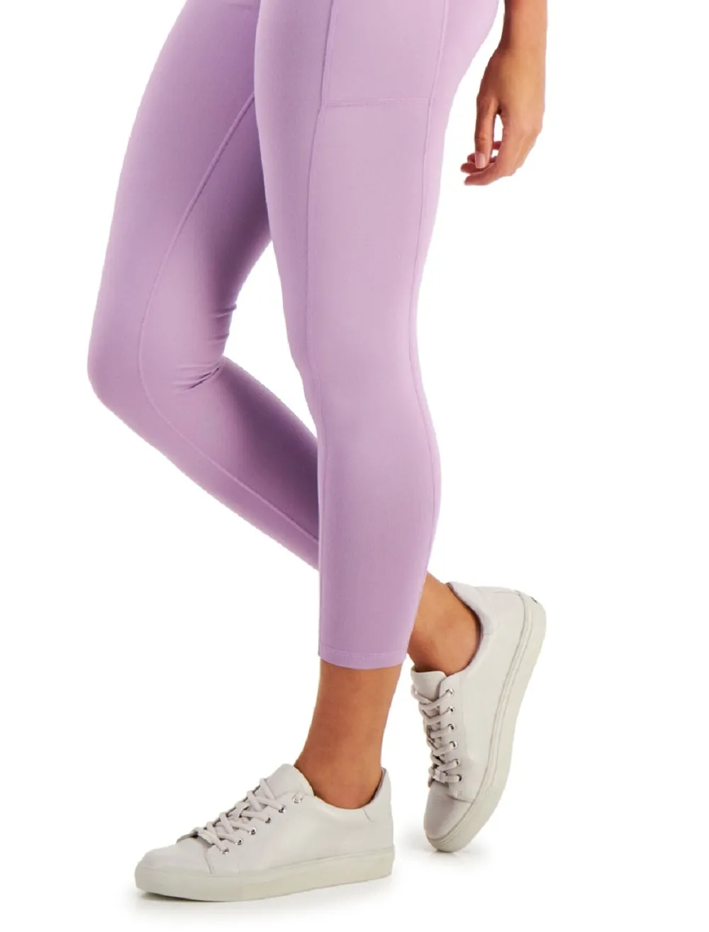 ID Ideology Women's High Waist Side Pocket 7/8 Length Leggings Purple Size X-Large sold by Ruumur product image thumbnail 3