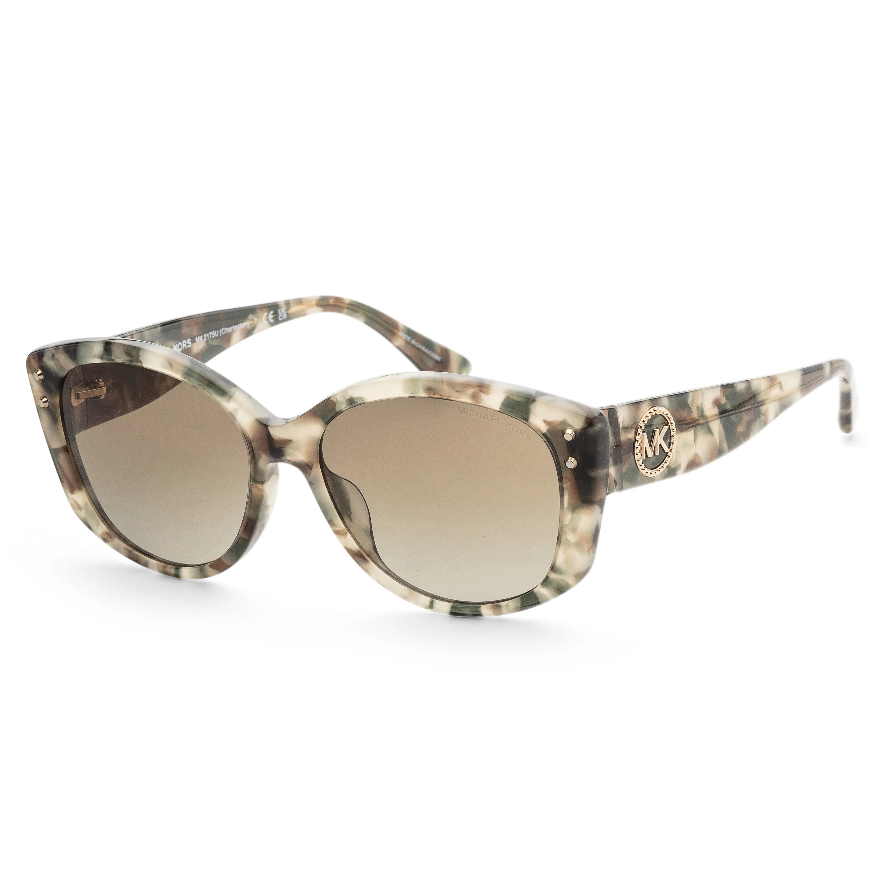 Michael Kors Women's Charleston 54mm Olive Tortoise Sunglasses MK2175U-392213-54 sold by Ruumur