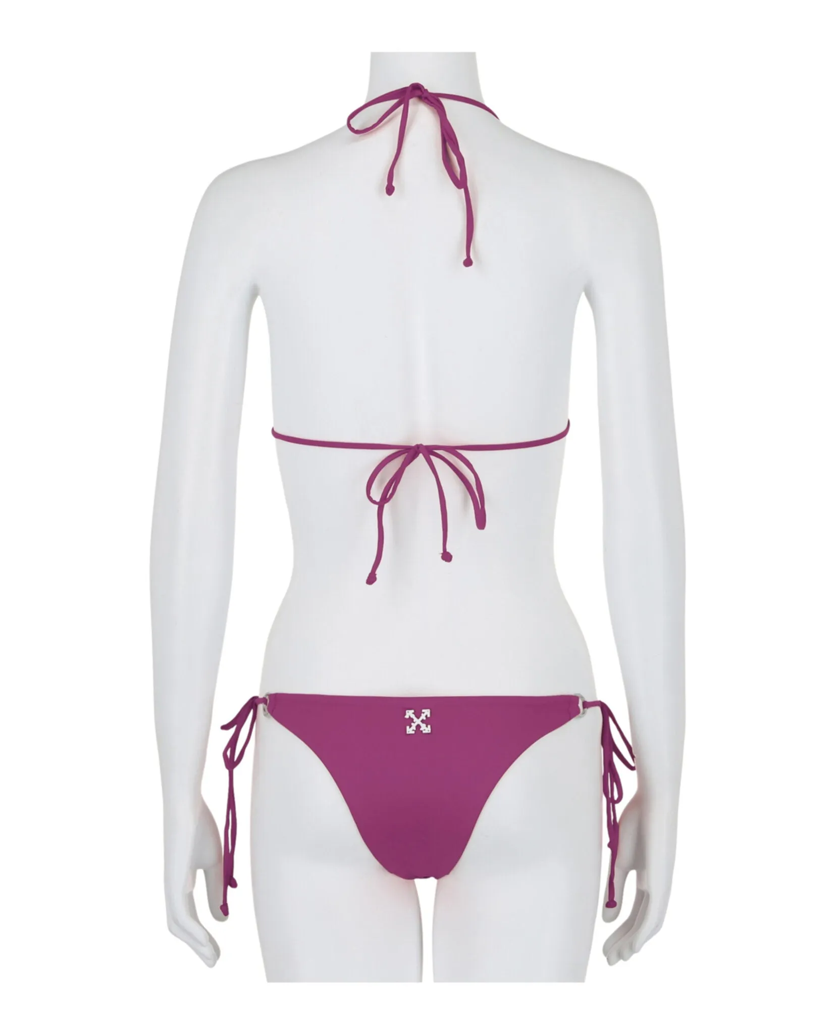Off-White Tie Bikini Set sold by Ruumur product image thumbnail 2