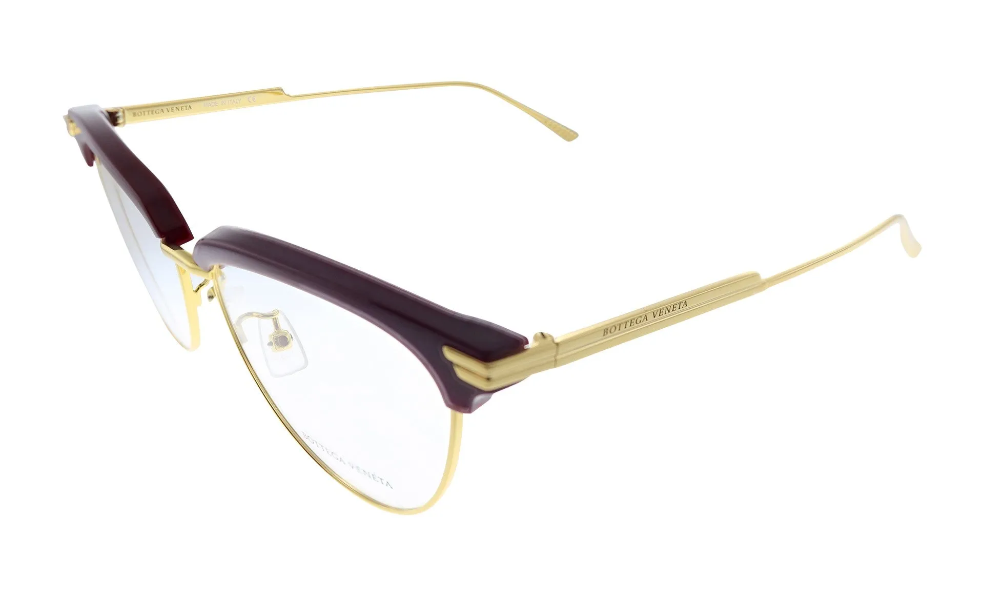 Bottega Veneta Womens Burgundy/Gold Eyeglasses BV_1010O_003 sold by Ruumur product image thumbnail 2