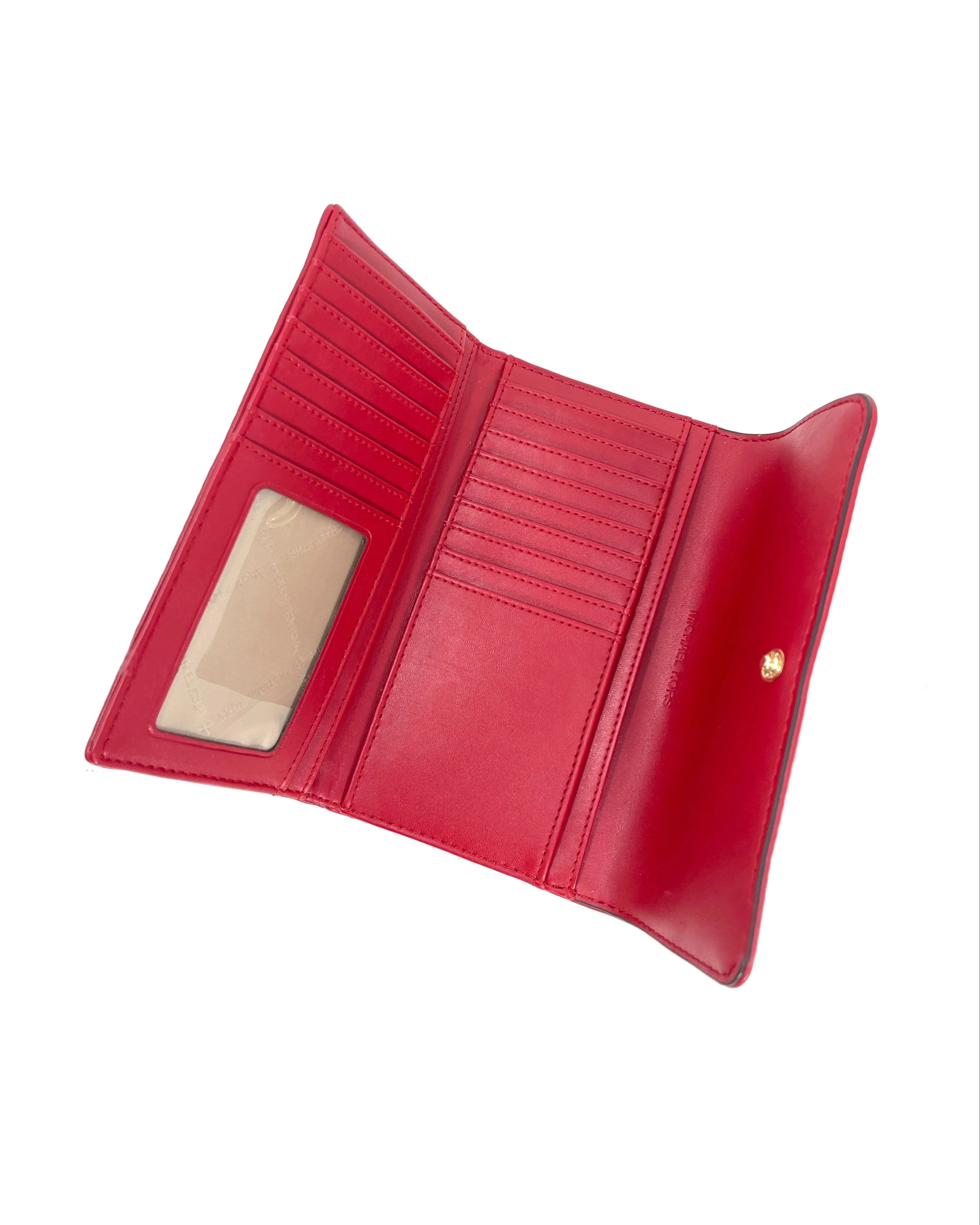 Michael Kors Women's Chili Jet Set Travel Trifold Wallet sold by Ruumur product image thumbnail 3