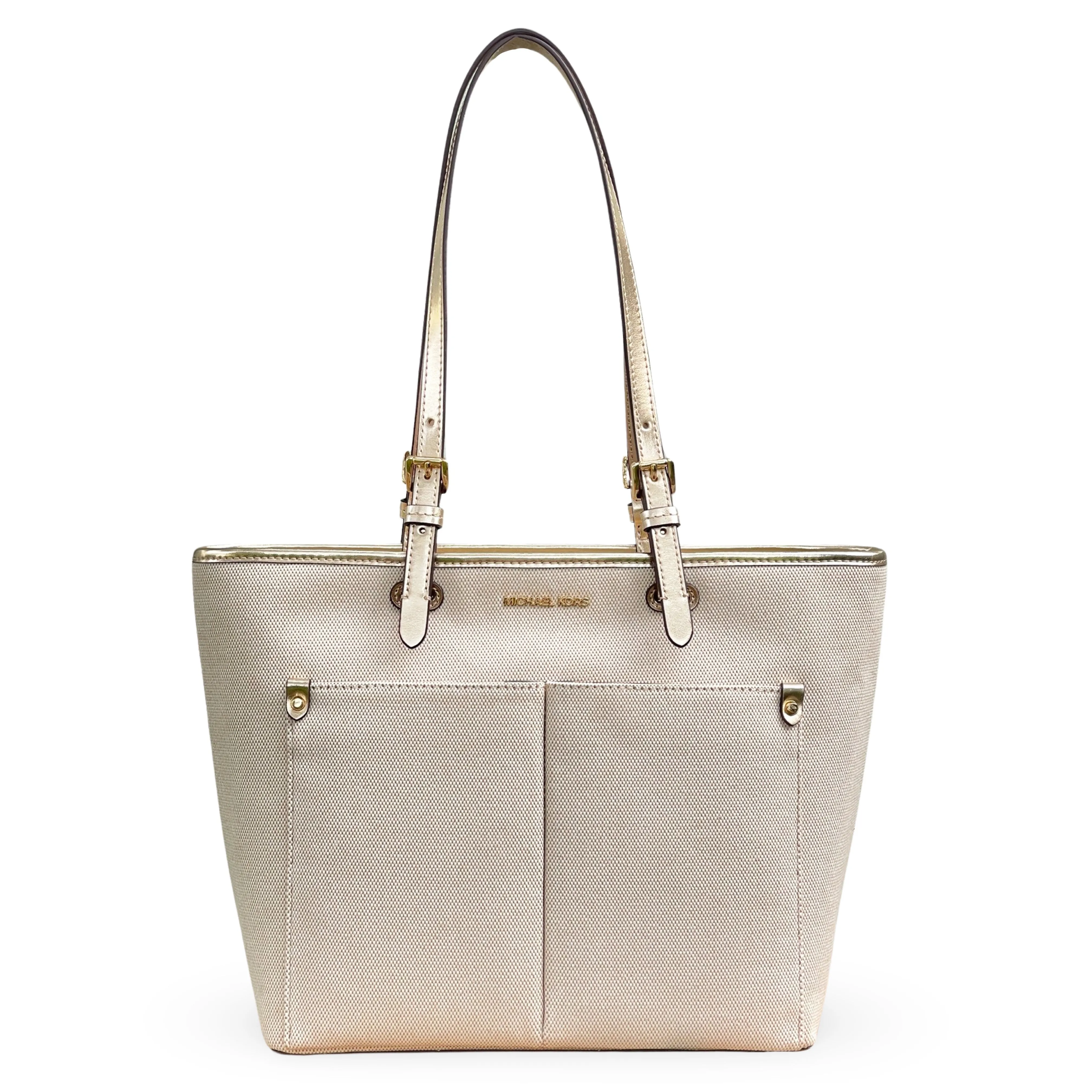 Michael Kors Women's Jet Set Travel Medium Double Pocket Canvas Tote sold by Ruumur product image thumbnail 2