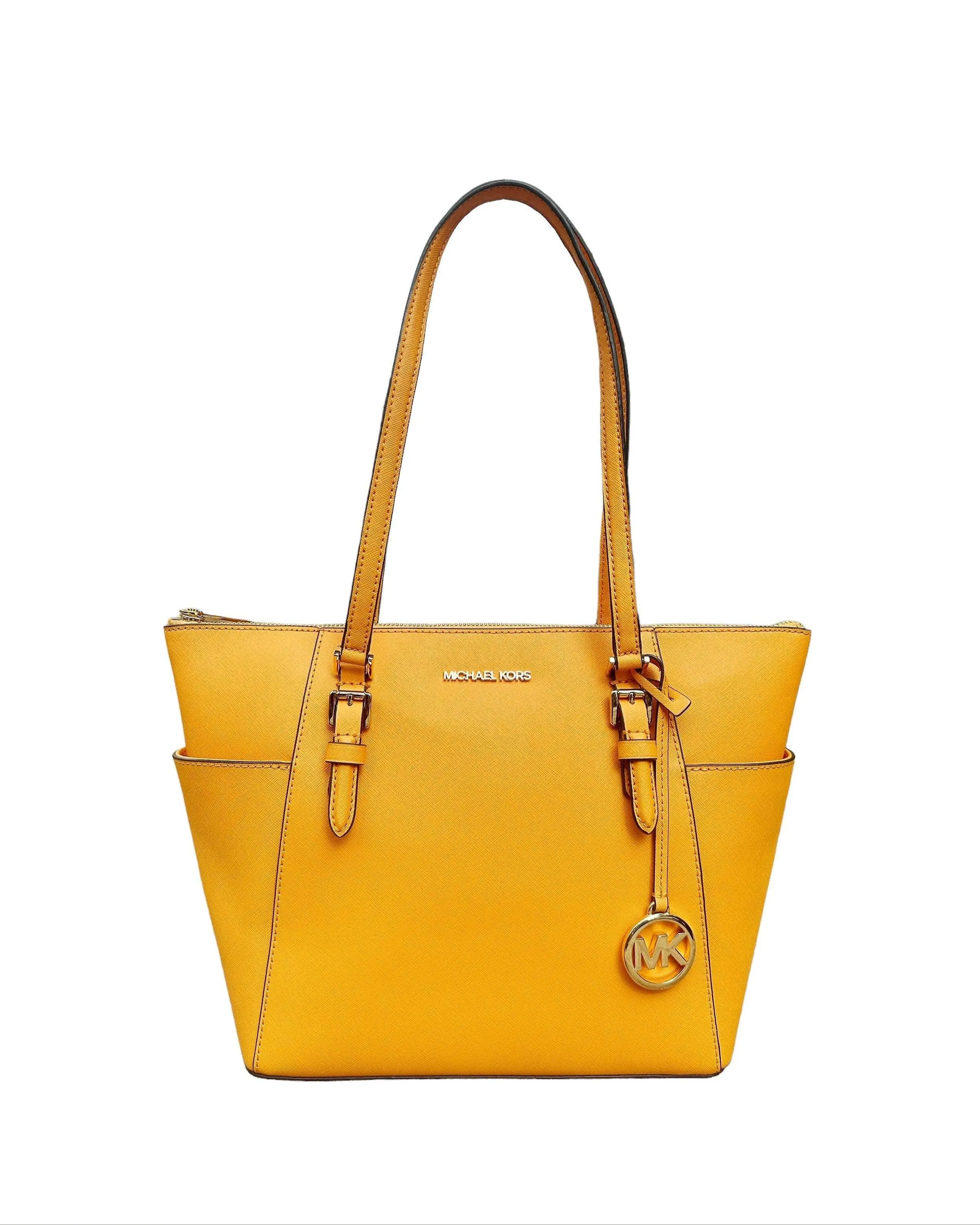 Charlotte Large Saffiano Leather Top-Zip Tote Bag sold by Ruumur product image thumbnail 5