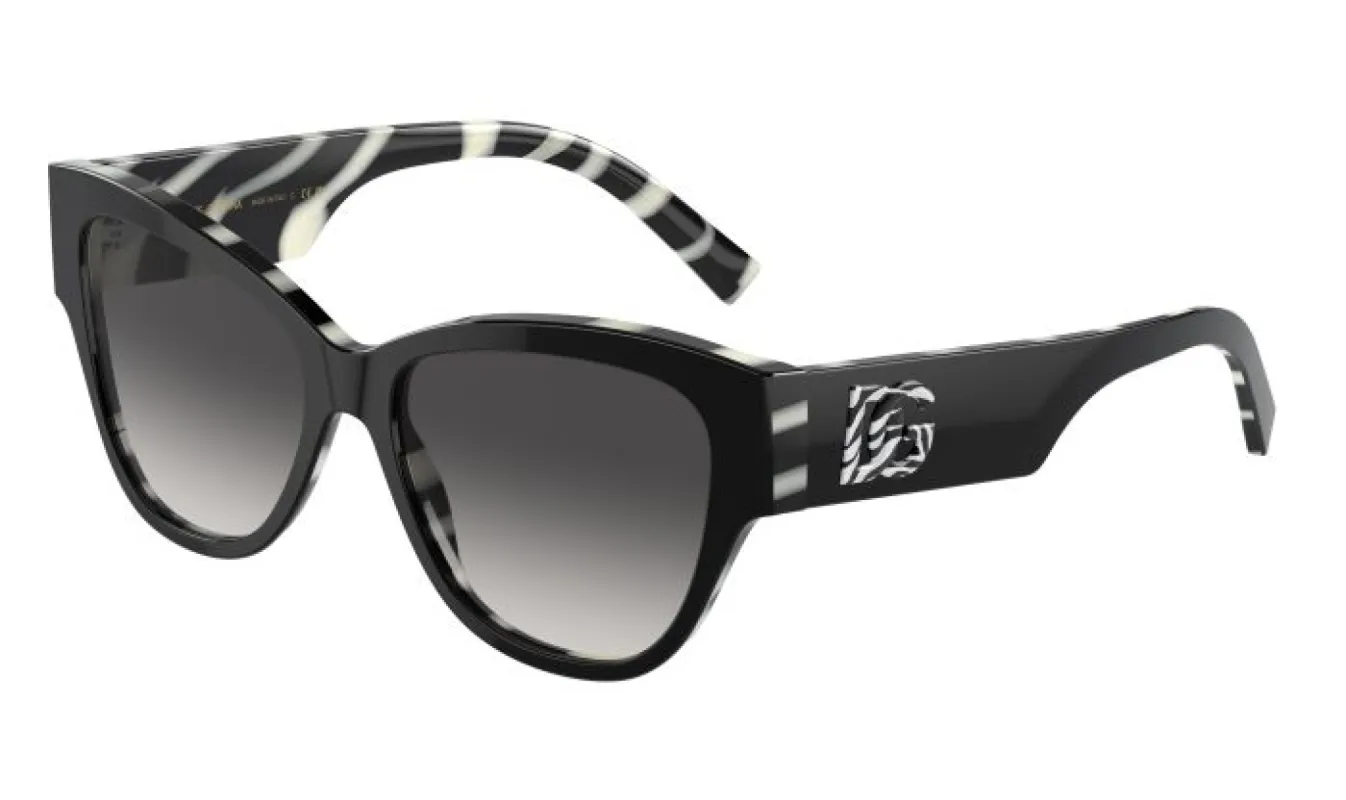 Dolce & Gabbana Women's 54mm Black On Zebra Sunglasses DG4449-3372-P-54 sold by Ruumur