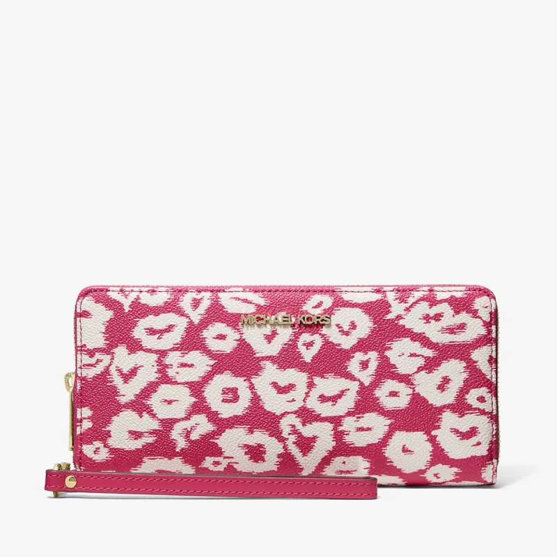 Michael Kors Jet Set Travel Zip Around Continental Wallet sold by Ruumur