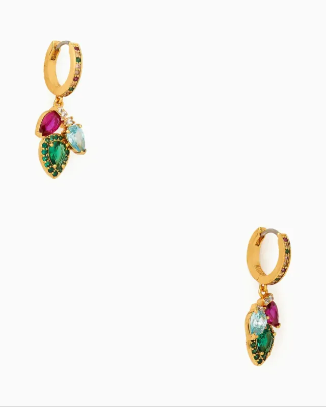 Kate Spade Light Up The Room Holiday Hoop Earrings sold by Ruumur