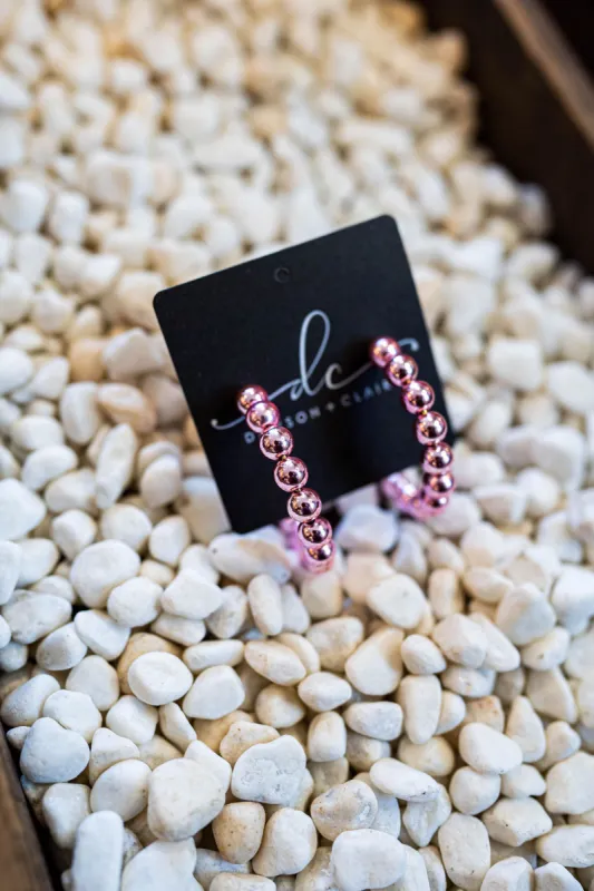 BALL CLUSTER HOOPS sold by Ruumur