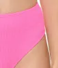 DKNY Women's Textured High Waist Bikini Bottom Swimsuit Pink sold by Ruumur