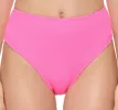 DKNY Women's Textured High Waist Bikini Bottom Swimsuit Pink sold by Ruumur