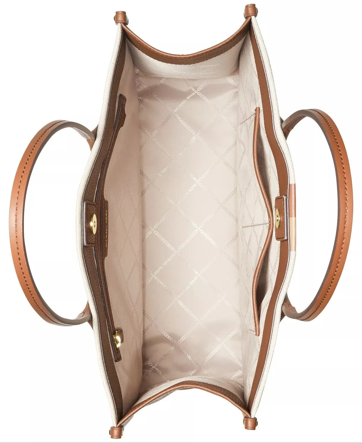 Michael Kors Heidi Extra Large Stripe Canvas Tote Bag sold by Ruumur product image thumbnail 3