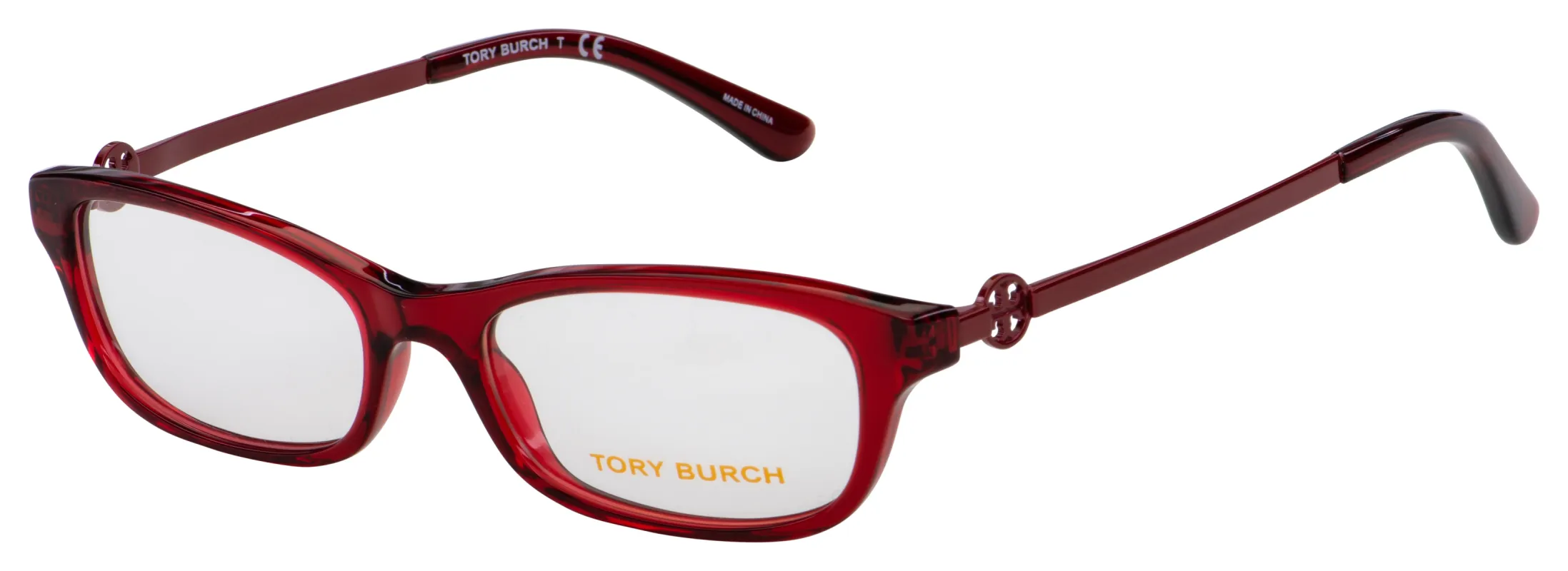 Tory Burch Women's 50mm Transparent Red Opticals TY2106-1801-50 sold by Ruumur