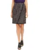 Calvin Klein Women's Tweed Front Overlap Skirt Black Size 14 sold by Ruumur