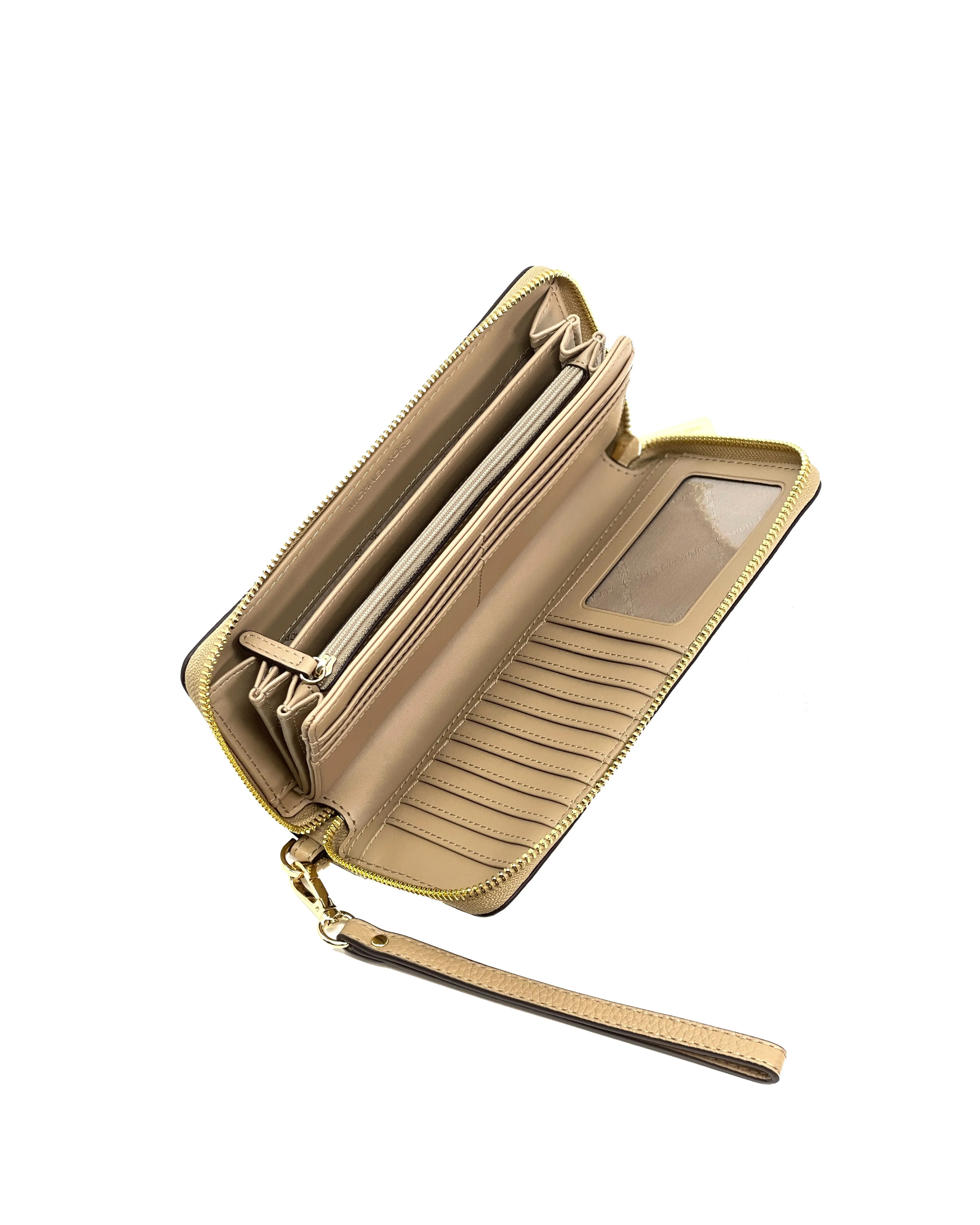 Michael Kors Women's Camel Jet Set Travel Large Continental Wallet sold by Ruumur product image thumbnail 3