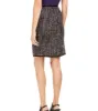 Calvin Klein Women's Tweed Front Overlap Skirt Black Size 14 sold by Ruumur