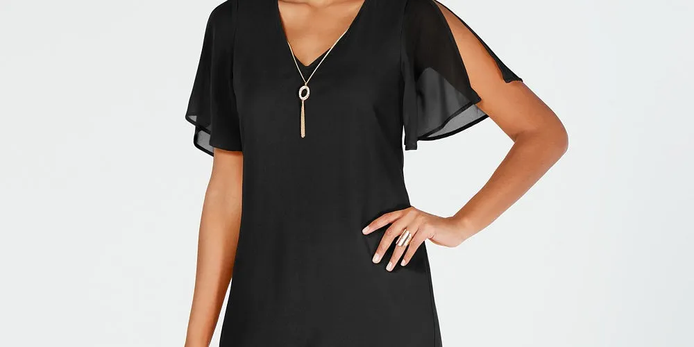 Thalia Sodi Women's Necklace Shift Dress sold by Ruumur product image thumbnail 2