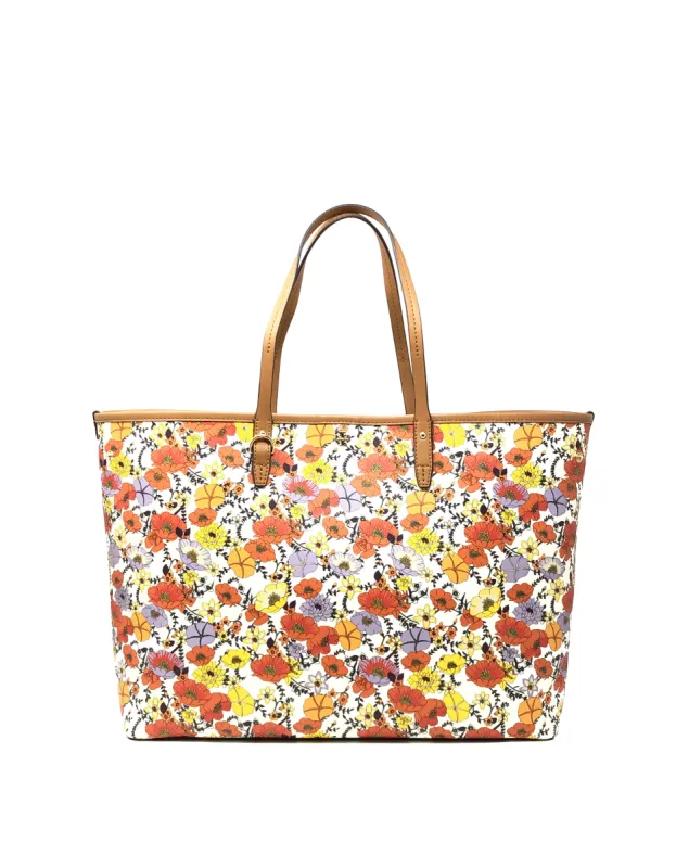 Tory Burch Blossom Ditsy Kerrington Square Tote sold by Ruumur