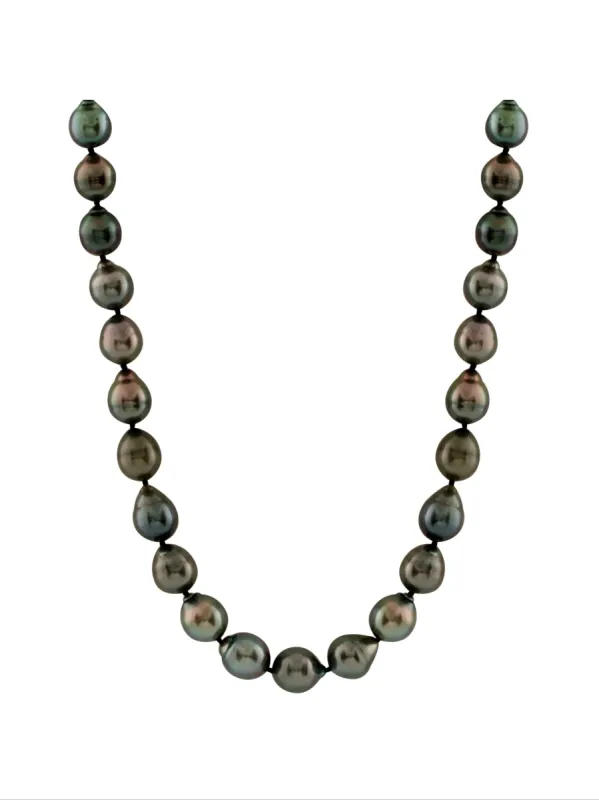 Splendid Pearls Baroque Tahitian Necklace sold by Ruumur