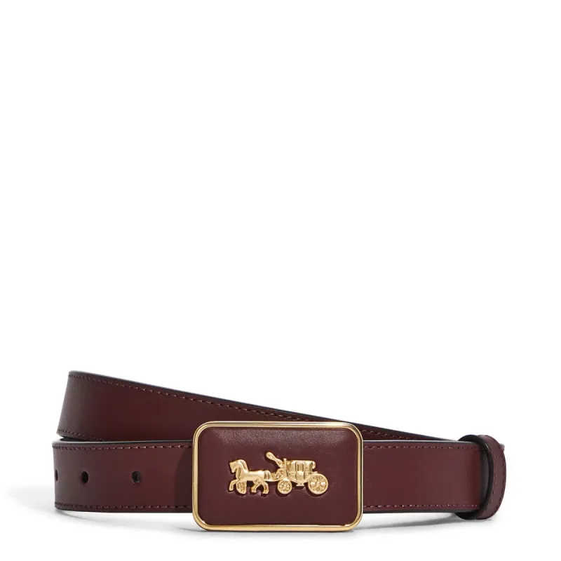 Coach Grace Plaque Buckle Belt, 25 Mm sold by Ruumur