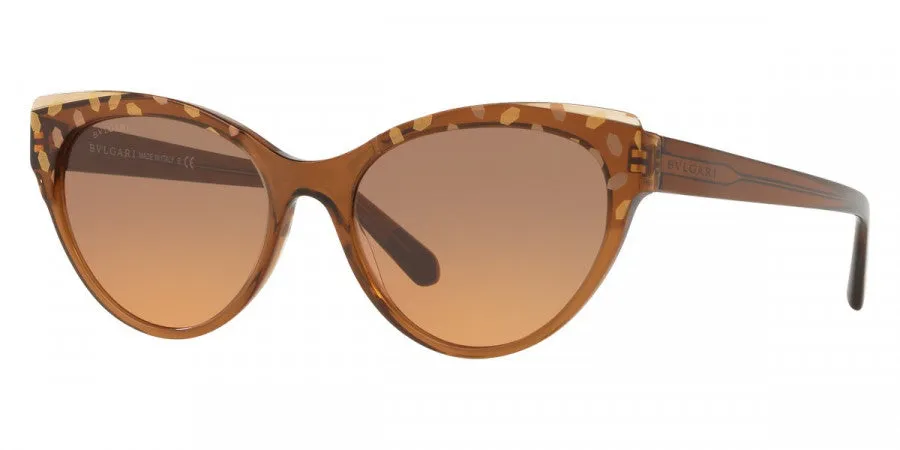 Bulgari Women's 56 mm Gold and Beige On Transp Bro Sunglasses BV8209-546118-56 sold by Ruumur
