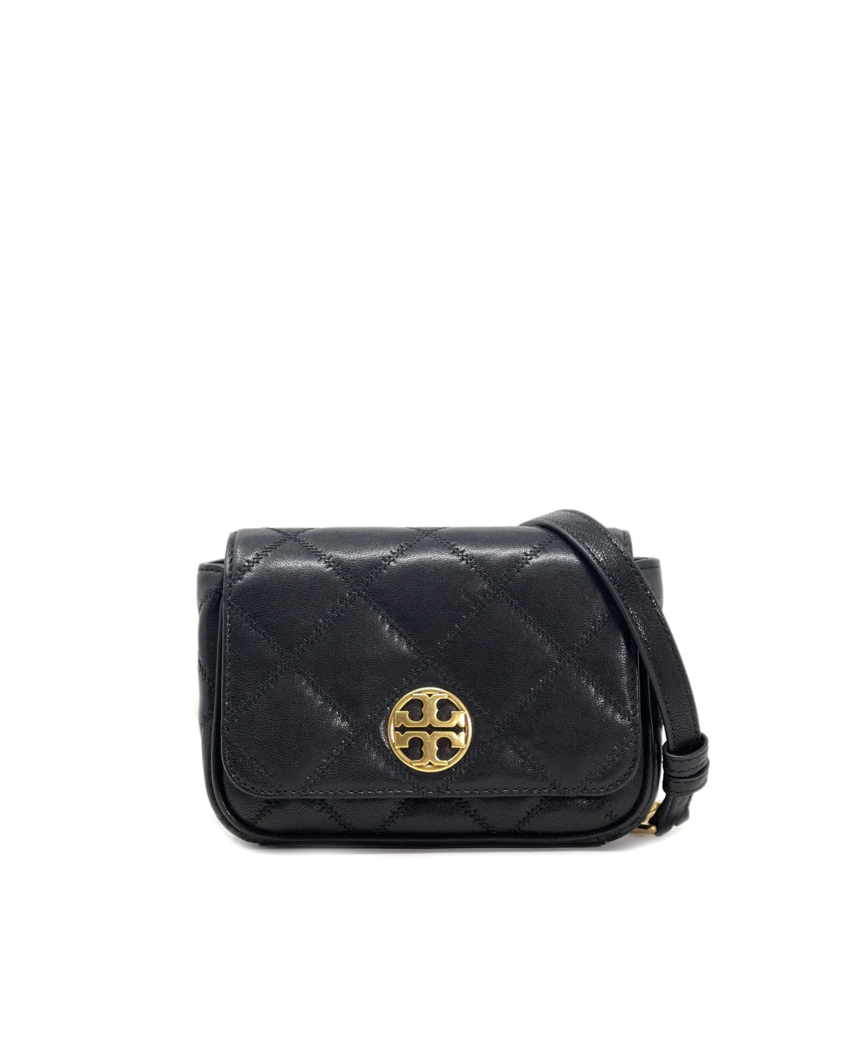 Tory Burch Black Willa Belt Bag sold by Ruumur