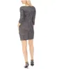 Jessica Howard Women's Houndstooth Glitter Knit Shift Dress Silver Size 6 Petite sold by Ruumur