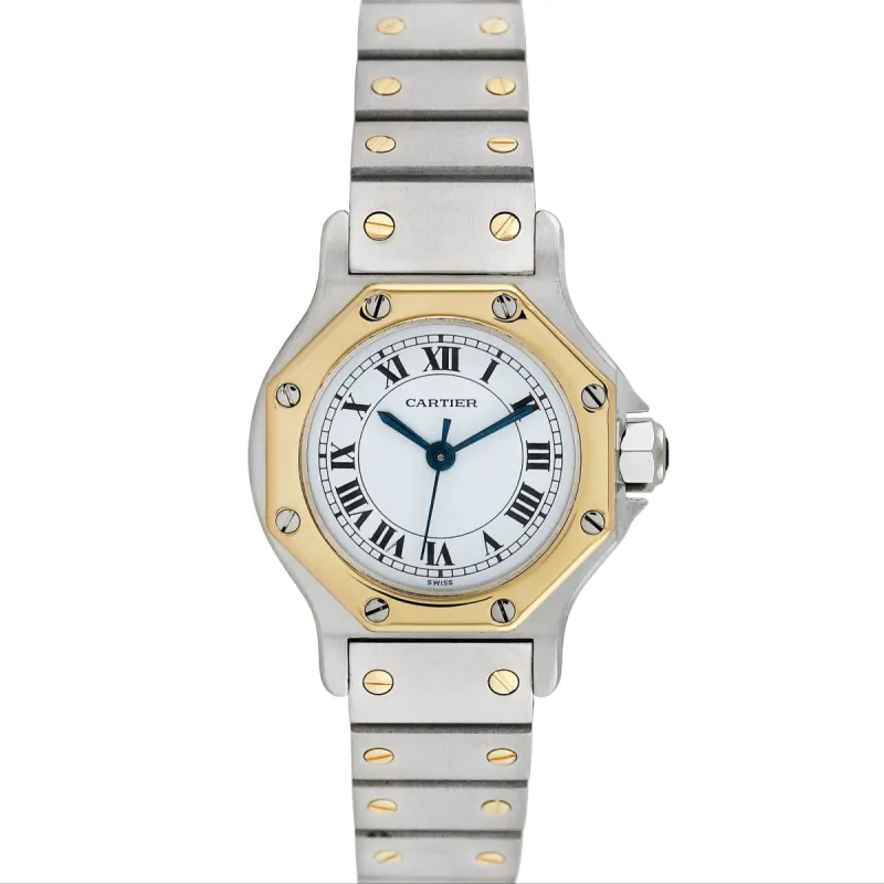 Pre-owned Cartier Ladies Santos Octagon #26 sold by Ruumur