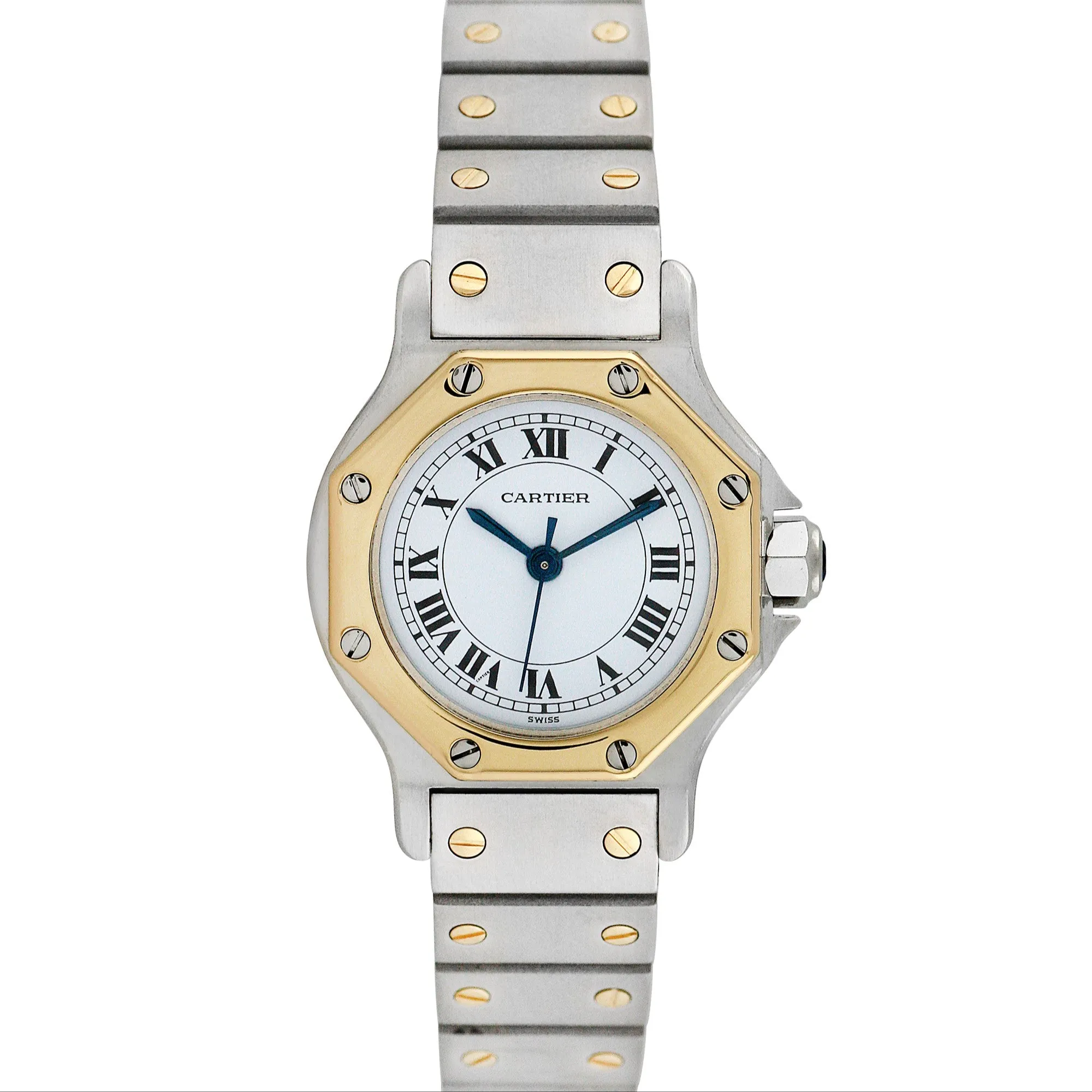 Pre-owned Cartier Ladies Santos Octagon #26 sold by Ruumur
