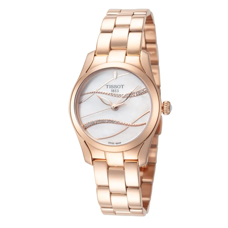Tissot Women's T1122103311100 T-Wave 30mm Quartz Watch sold by Ruumur