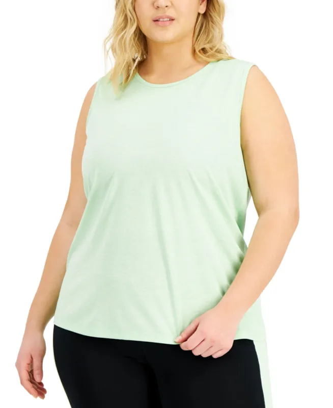 ID Ideology Women's Keyhole Back Tank Top Green sold by Ruumur