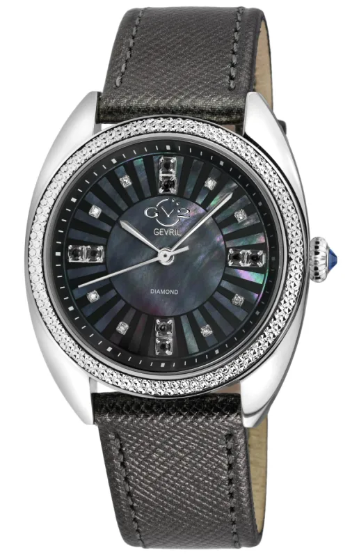 GV2 by Gevril Women's Palermo 35mm Quartz Watch 13100 sold by Ruumur