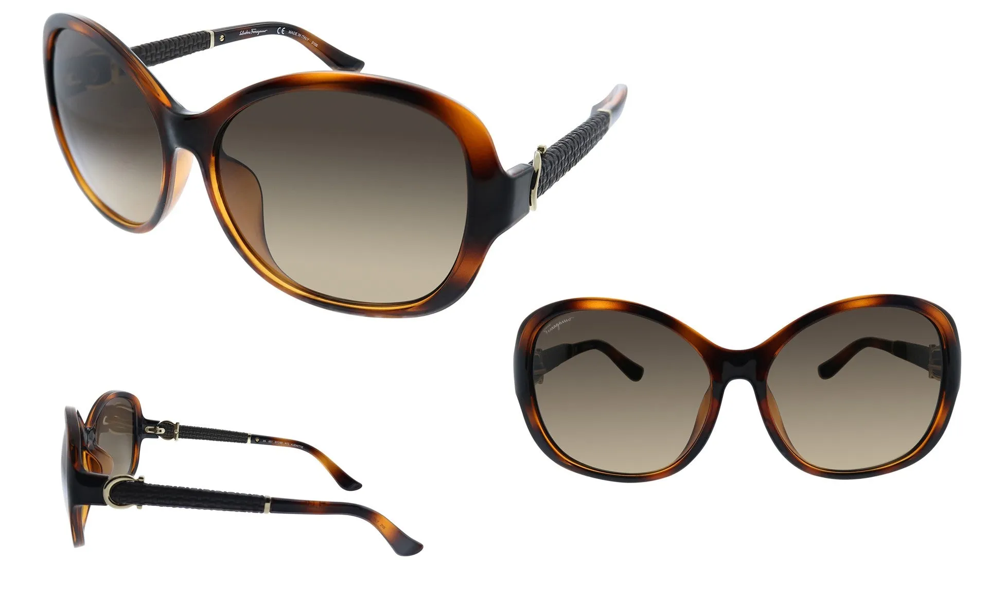 Salvatore Ferragamo Women Tortoise Sunglasses SF_744SLA_214_59mm sold by Ruumur product image thumbnail 4
