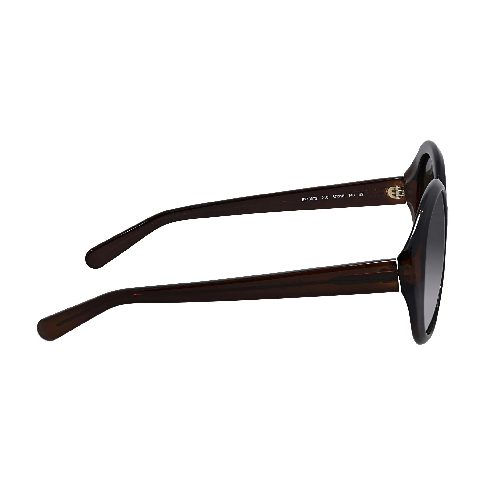 Salvatore Ferragamo Womens Crystal Brown Sunglasses SF_1067S_210_57mm sold by Ruumur product image thumbnail 3