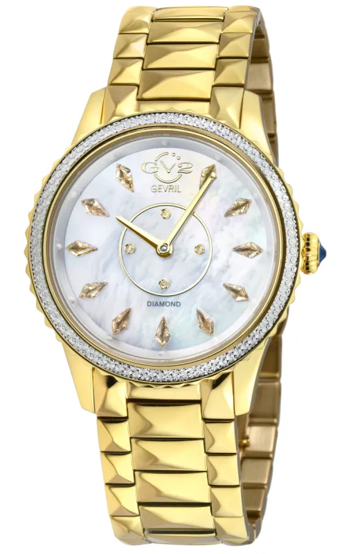 GV2 by Gevril Women's Siena 36mm Quartz Watch 11732B sold by Ruumur