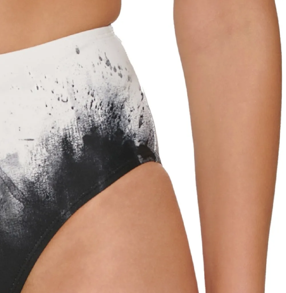 Calvin Klein Women's Printed High Waist Bikini Bottoms Swimsuit Black sold by Ruumur product image thumbnail 3